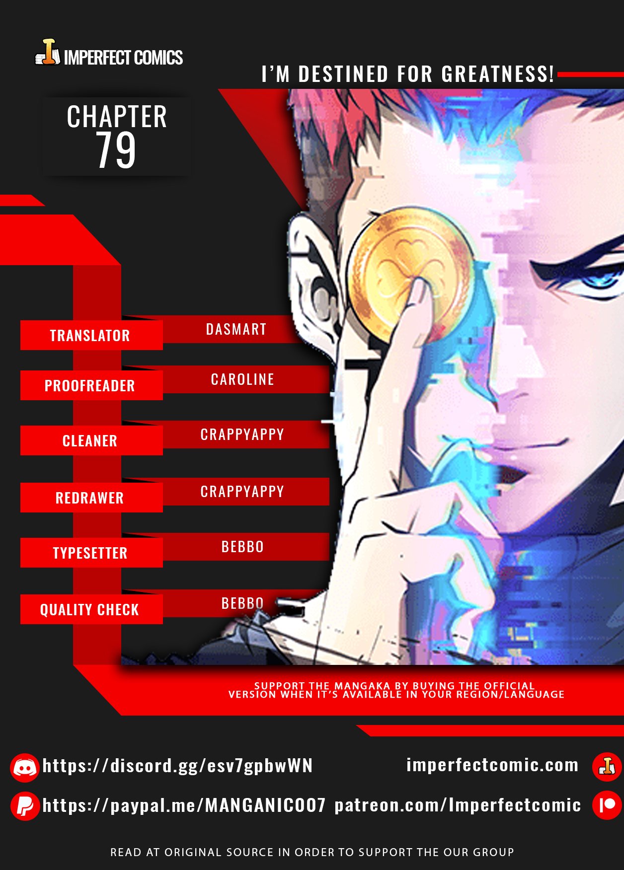 Read I'm Destined to Greatness EN Manga Online