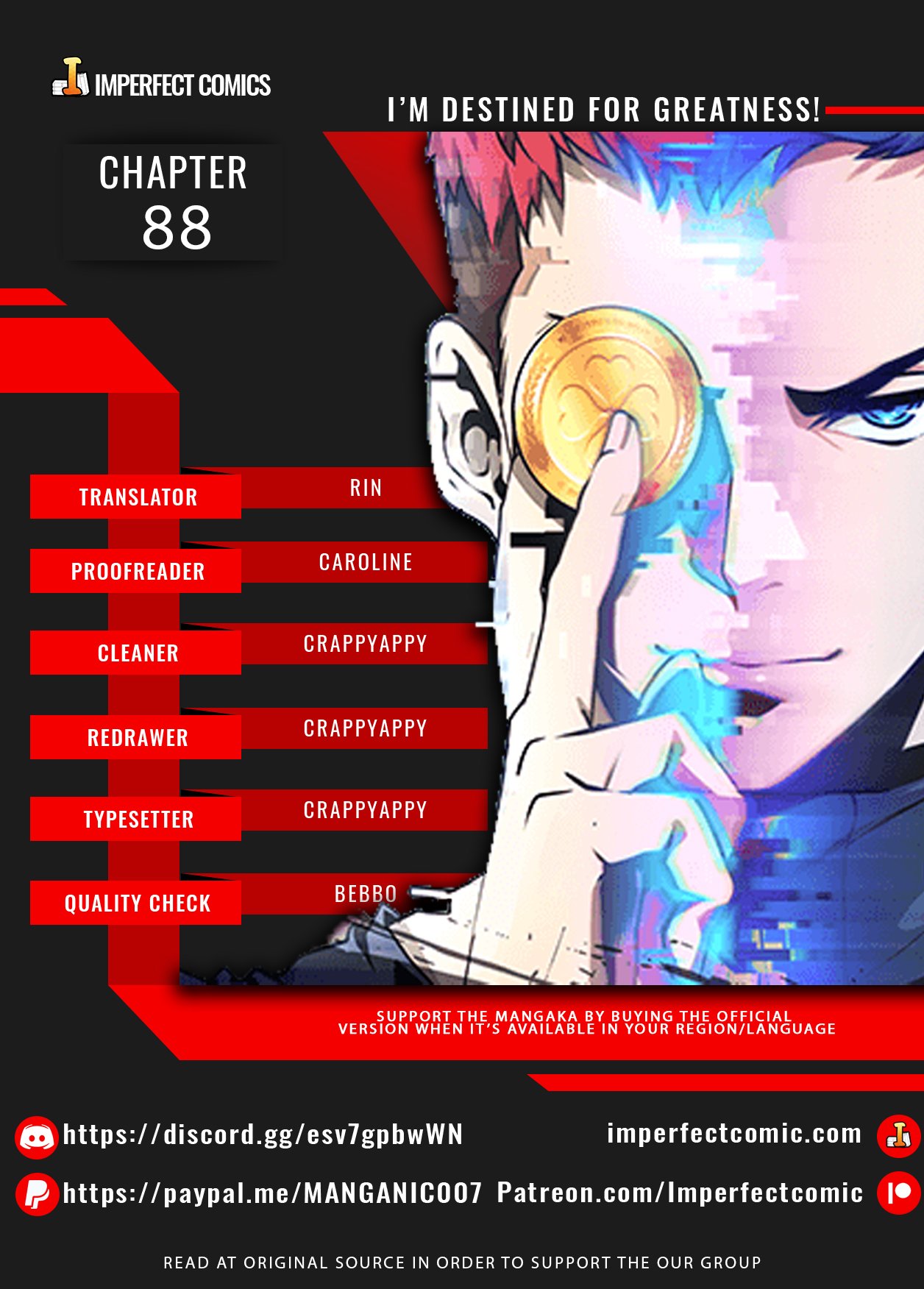 Read I'm Destined to Greatness EN Manga Online