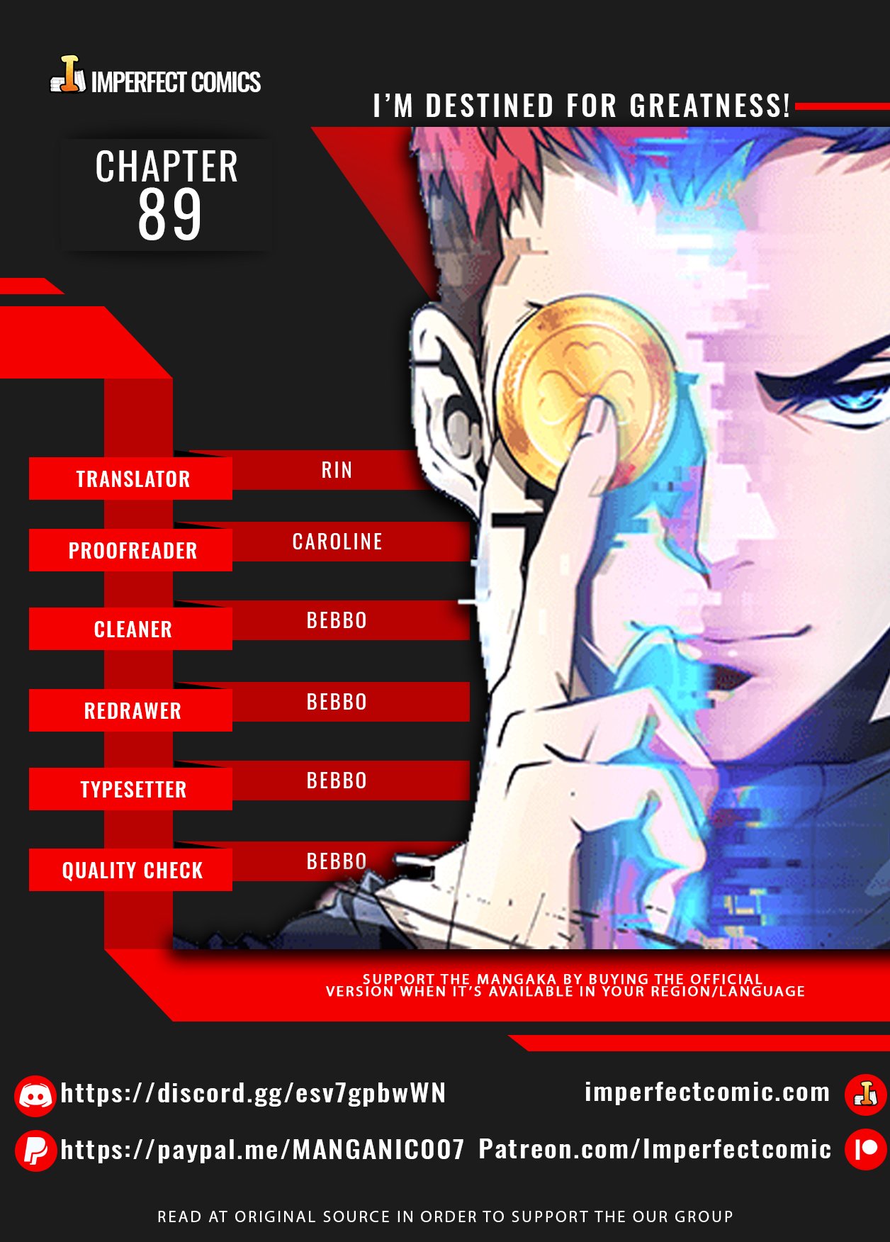 Read I'm Destined to Greatness EN Manga Online