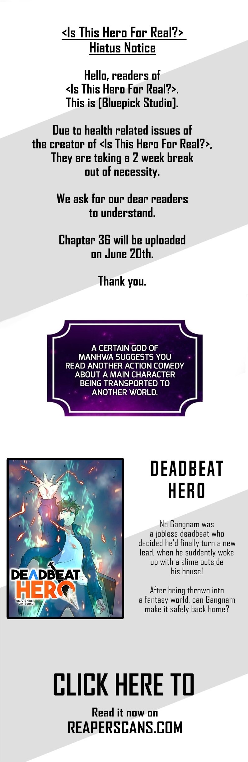 Read Is This Hero for Real EN Manga Online