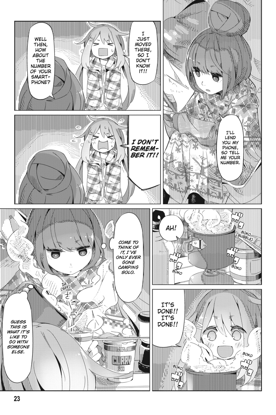Read Laid-Back Camp EN Manga Online
