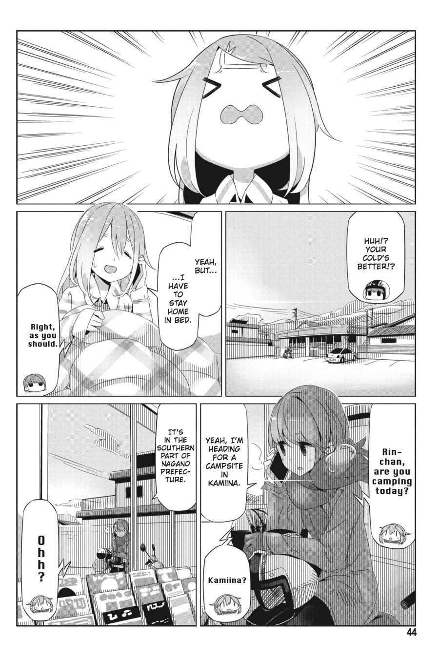 Read Laid-Back Camp EN Manga Online