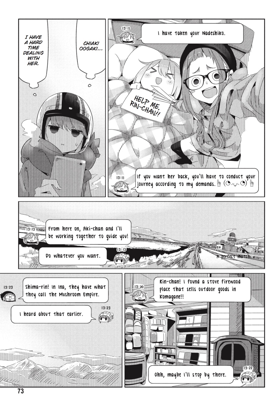 Read Laid-Back Camp EN Manga Online