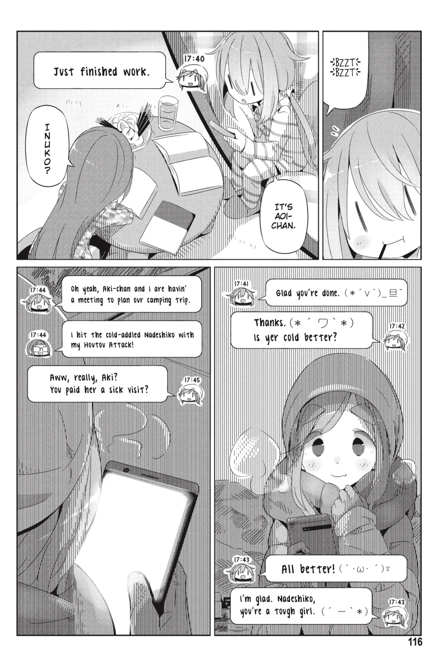 Read Laid-Back Camp EN Manga Online