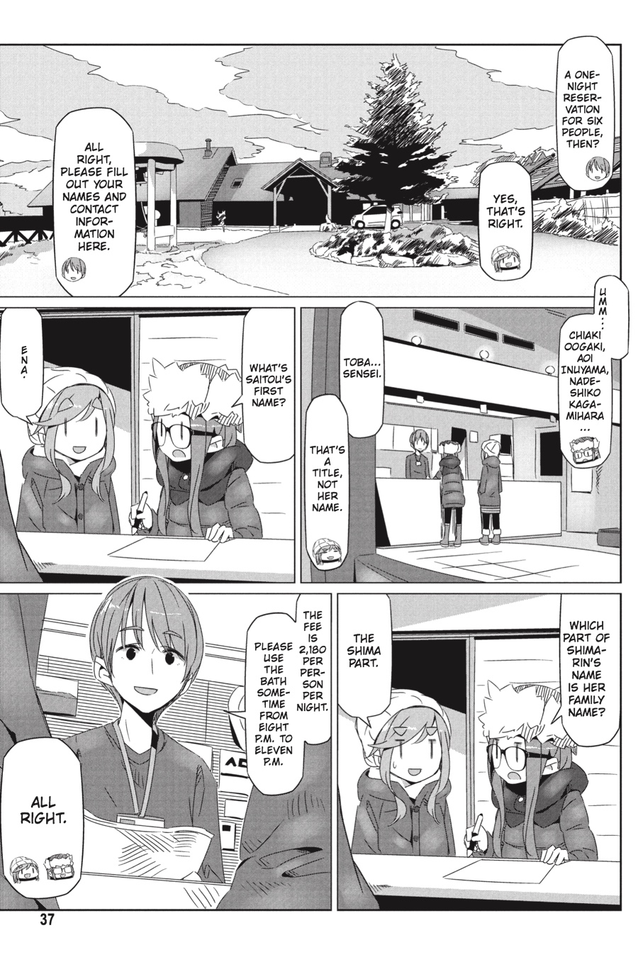 Read Laid-Back Camp EN Manga Online