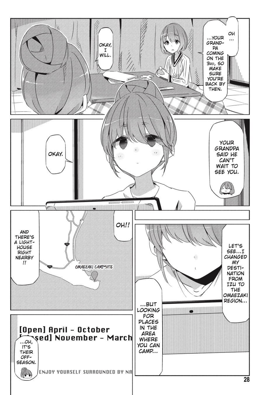 Read Laid-Back Camp EN Manga Online