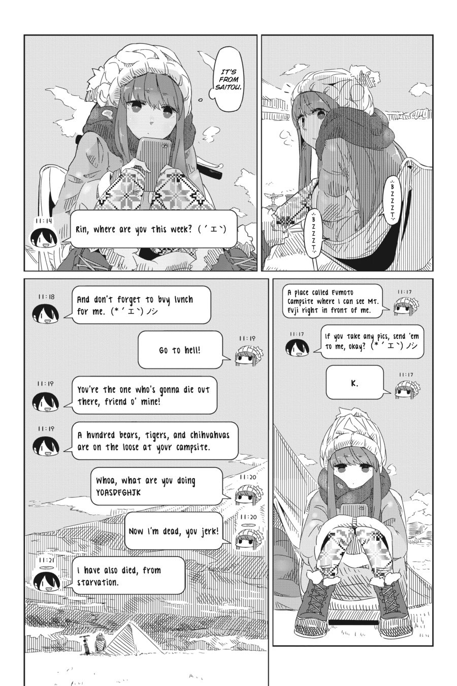 Read Laid-Back Camp EN Manga Online