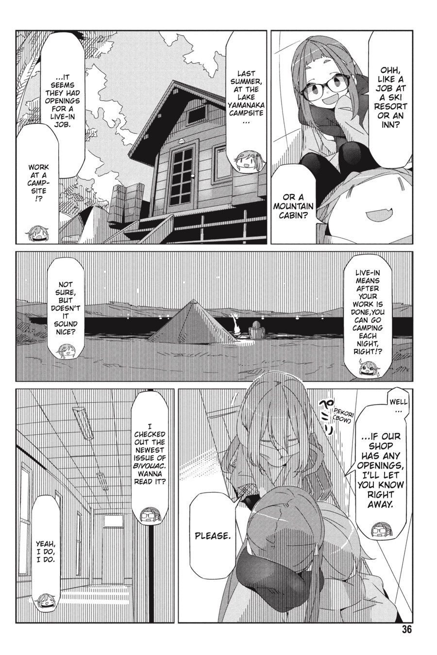 Read Laid-Back Camp EN Manga Online