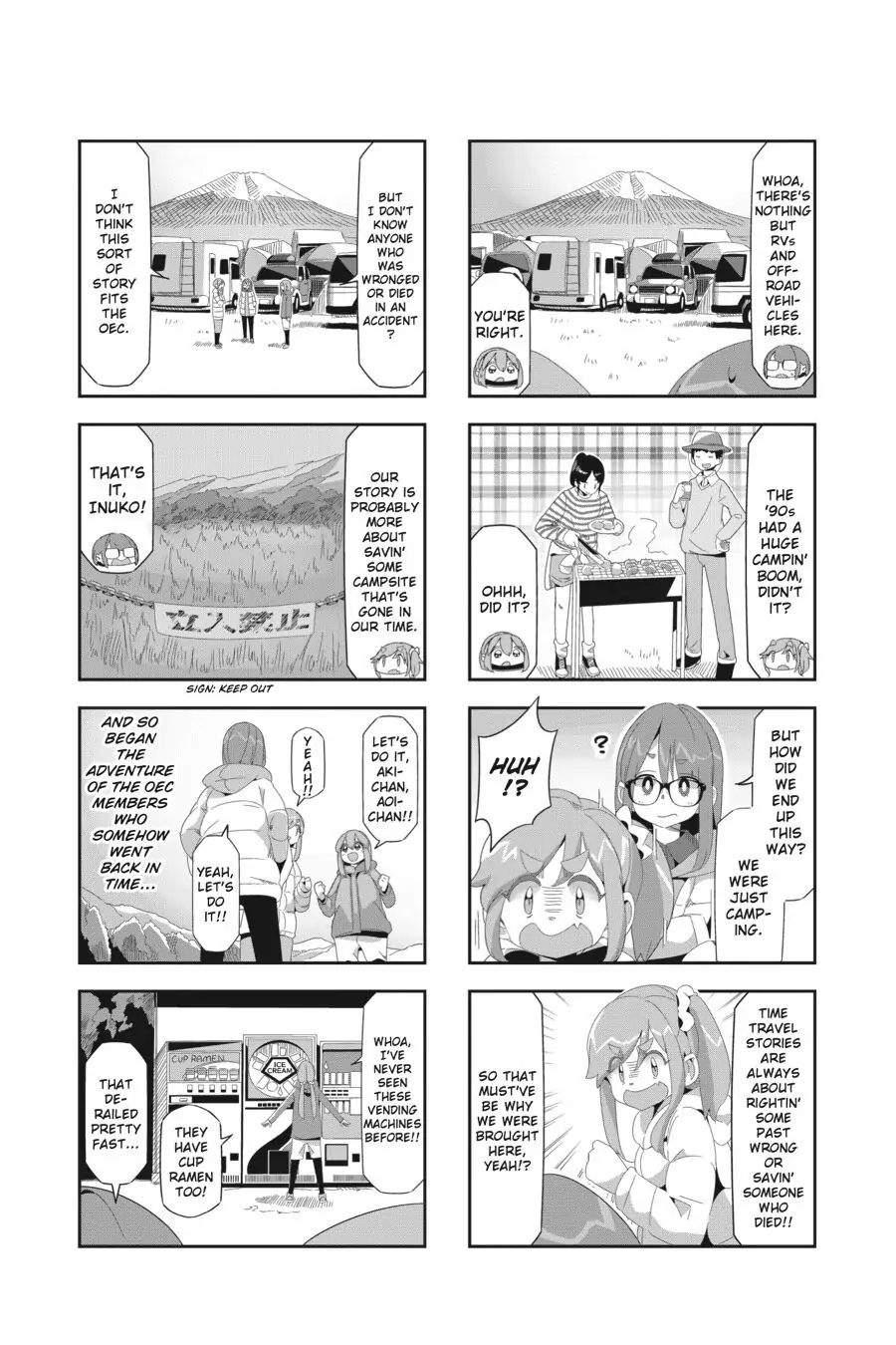 Read Laid-Back Camp EN Manga Online