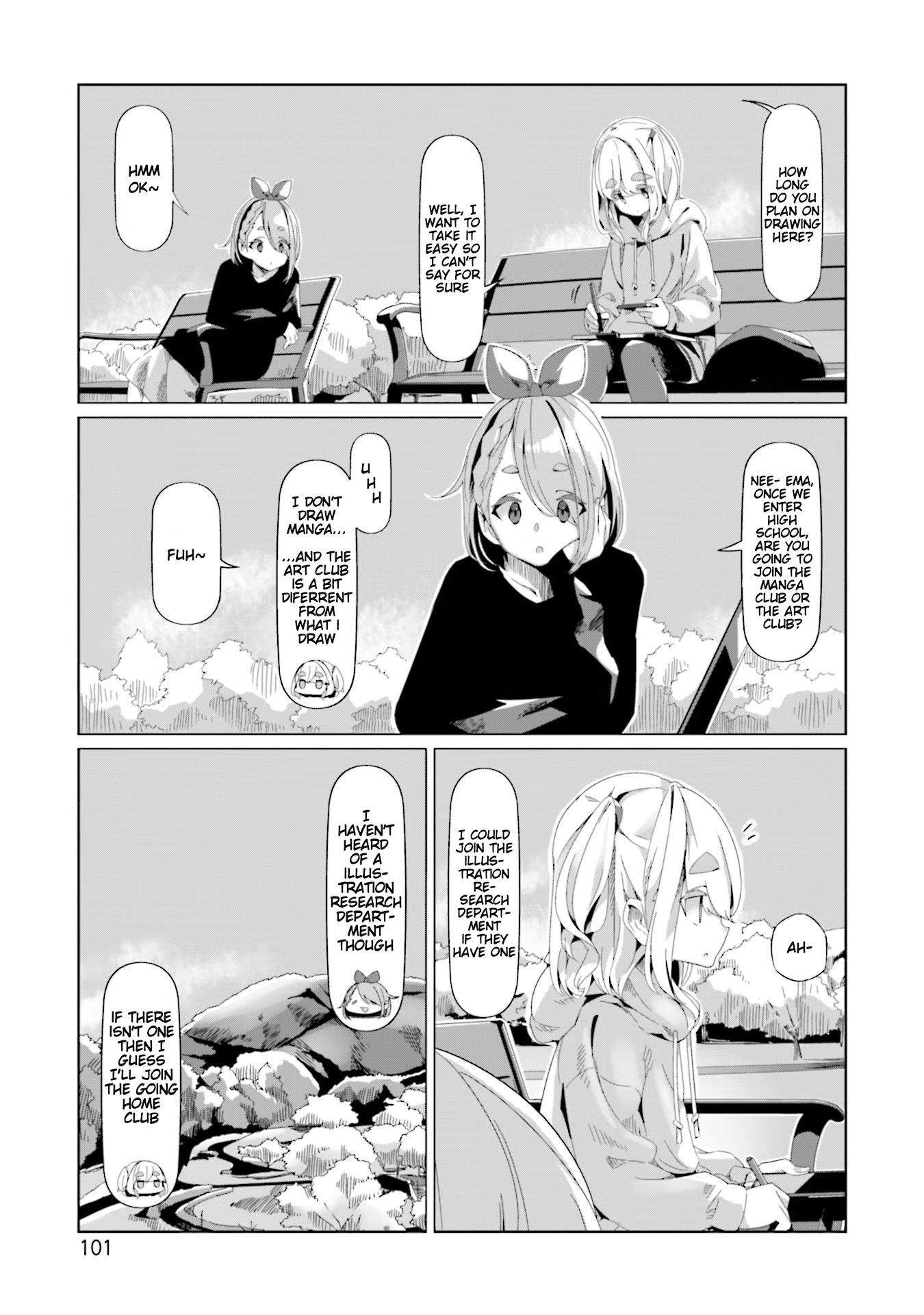 Read Laid-Back Camp EN Manga Online