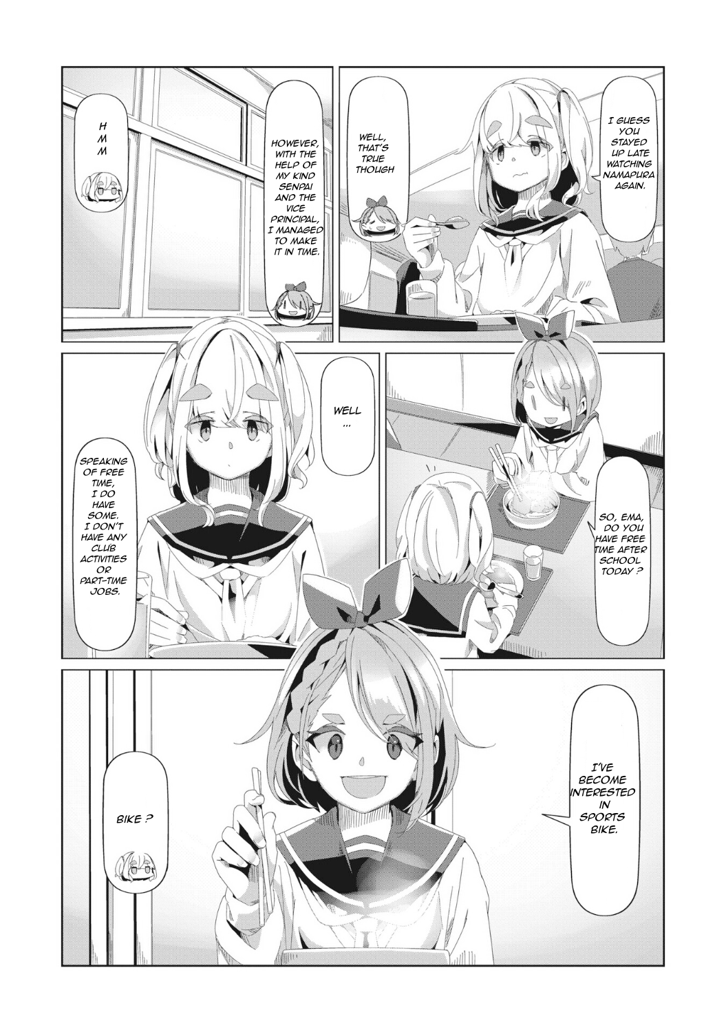 Read Laid-Back Camp EN Manga Online