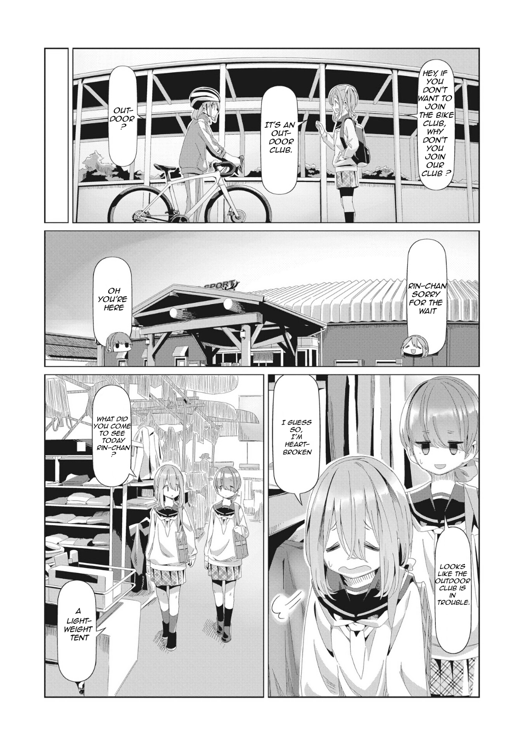 Read Laid-Back Camp EN Manga Online