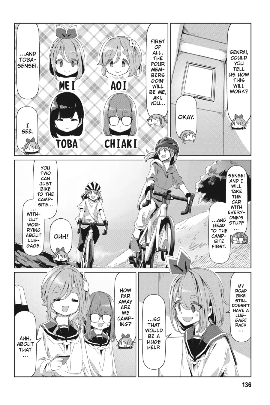 Read Laid-Back Camp EN Manga Online