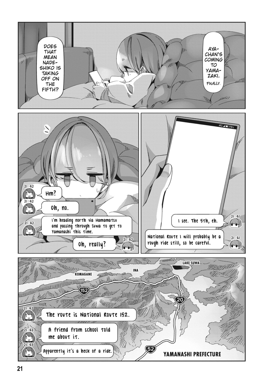 Read Laid-Back Camp EN Manga Online