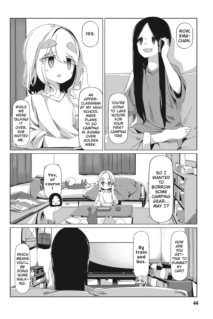 Read Laid-Back Camp EN Manga Online