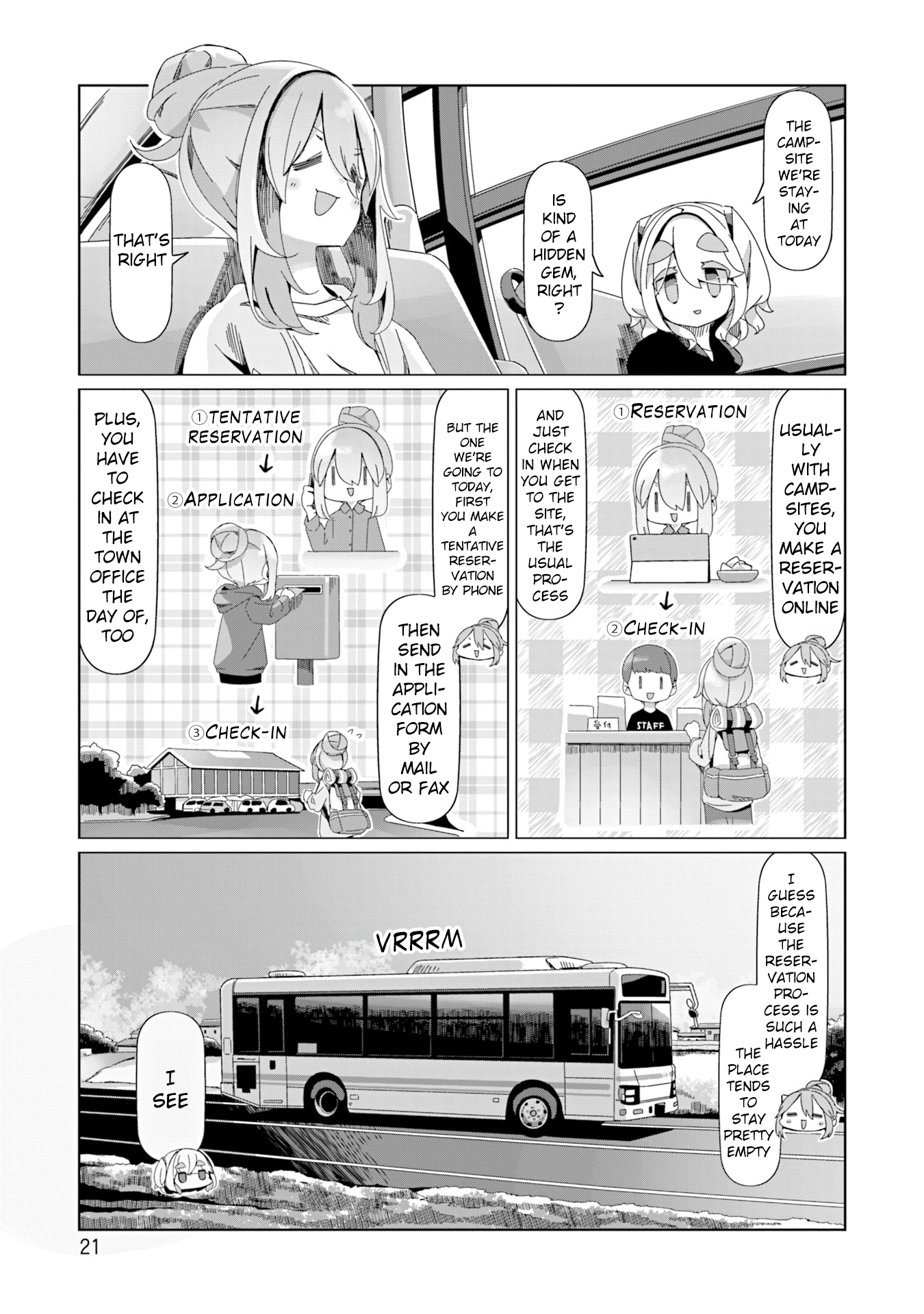Read Laid-Back Camp EN Manga Online
