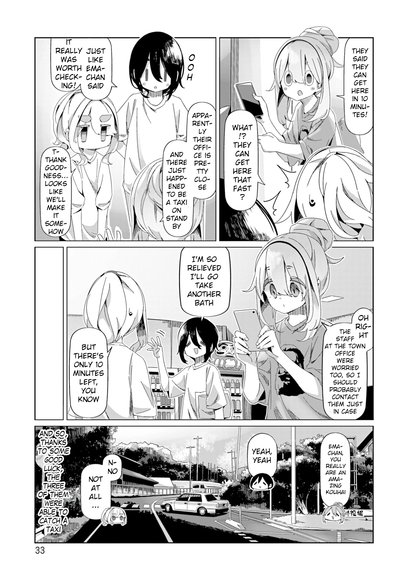 Read Laid-Back Camp EN Manga Online