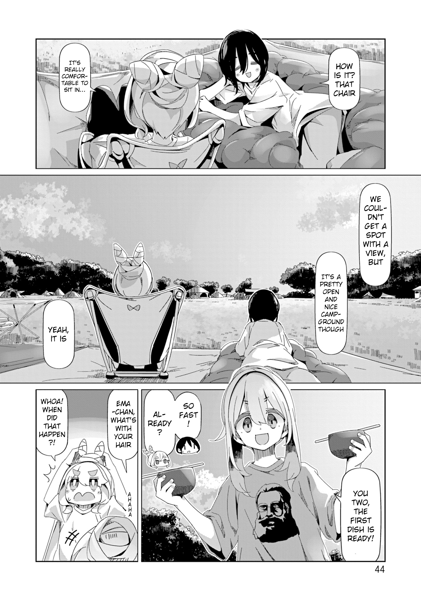 Read Laid-Back Camp EN Manga Online