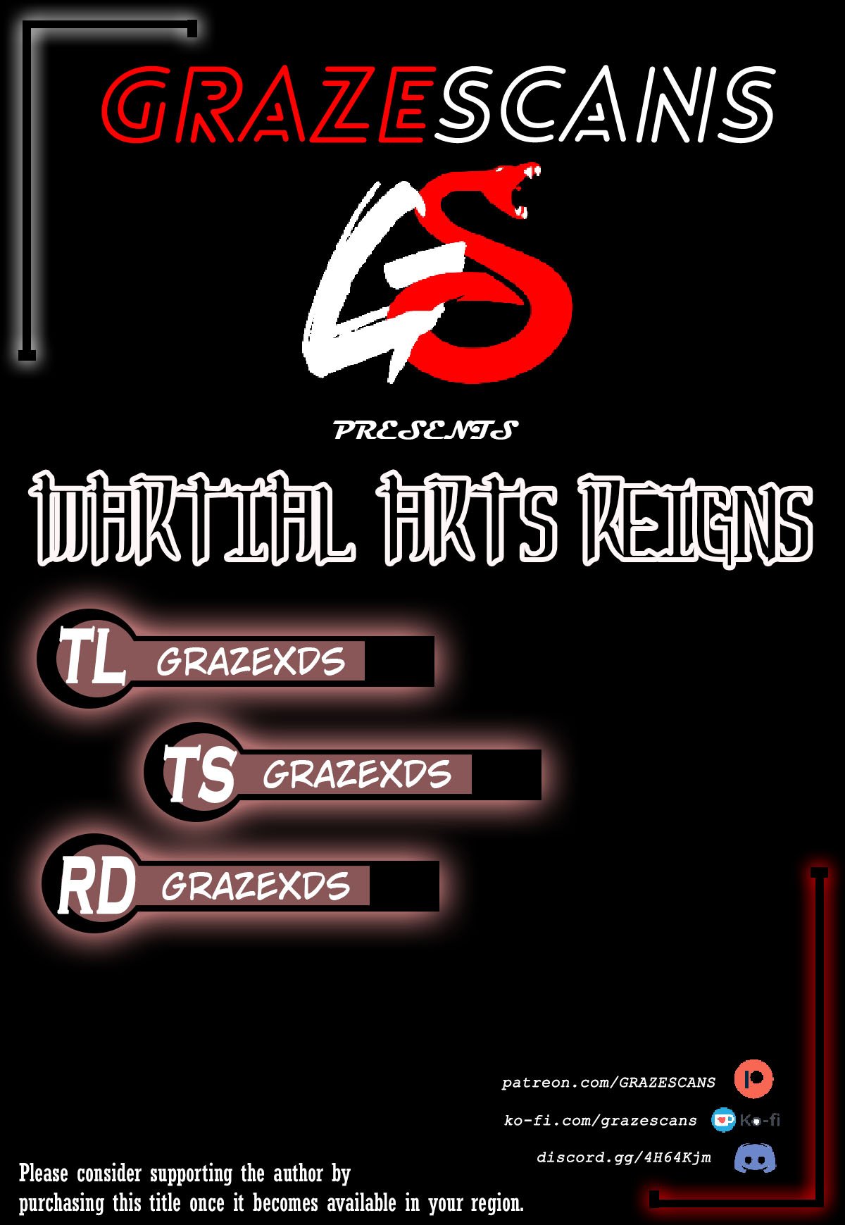Read Martial Arts Reigns EN Manga Online