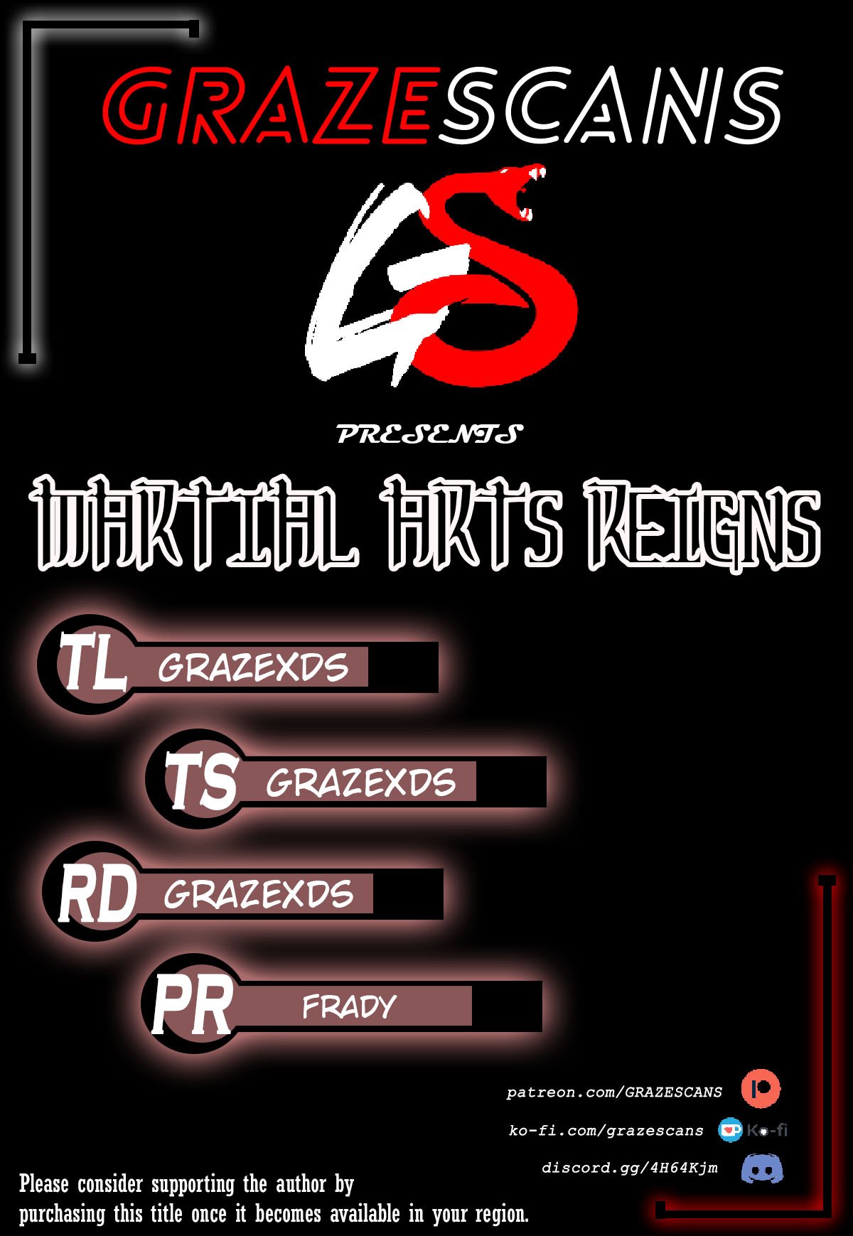 Read Martial Arts Reigns EN Manga Online