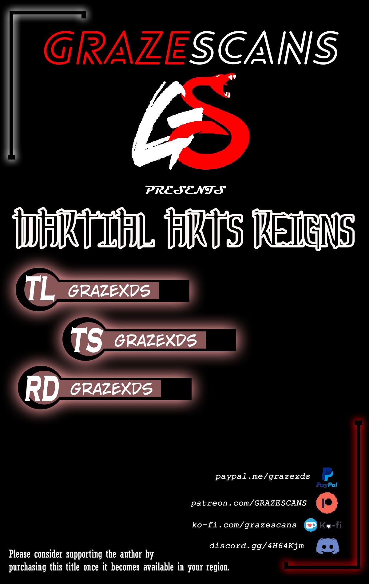 Read Martial Arts Reigns EN Manga Online