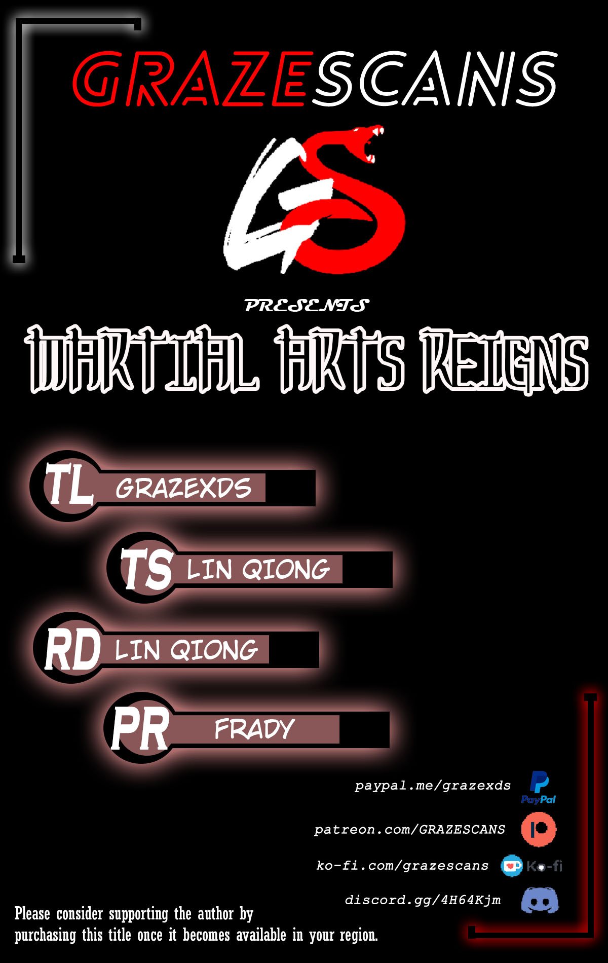 Read Martial Arts Reigns EN Manga Online