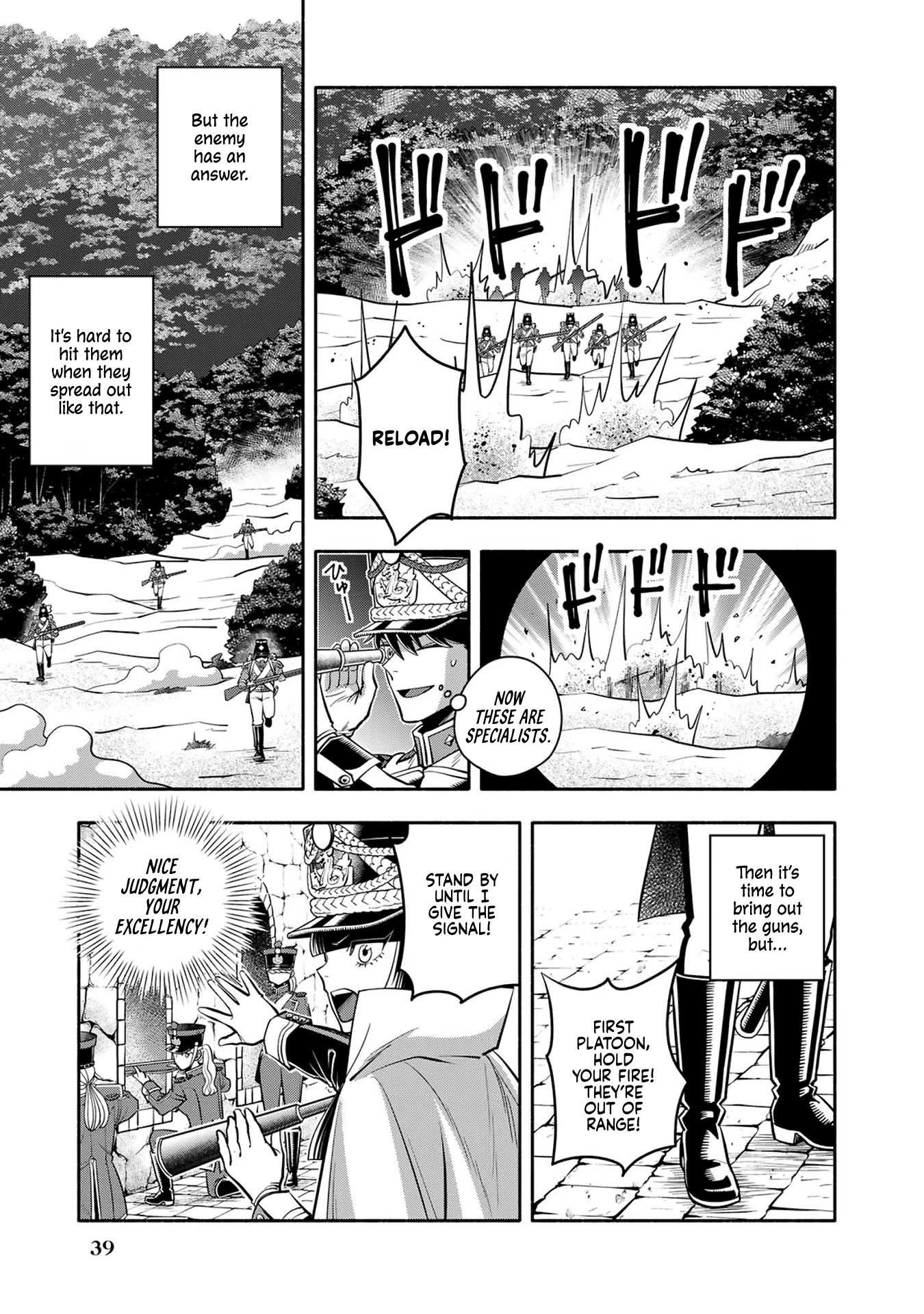 Read Musket Girls! Tensei Sanbou to Senretsu Otome-tachi EN Manga Online