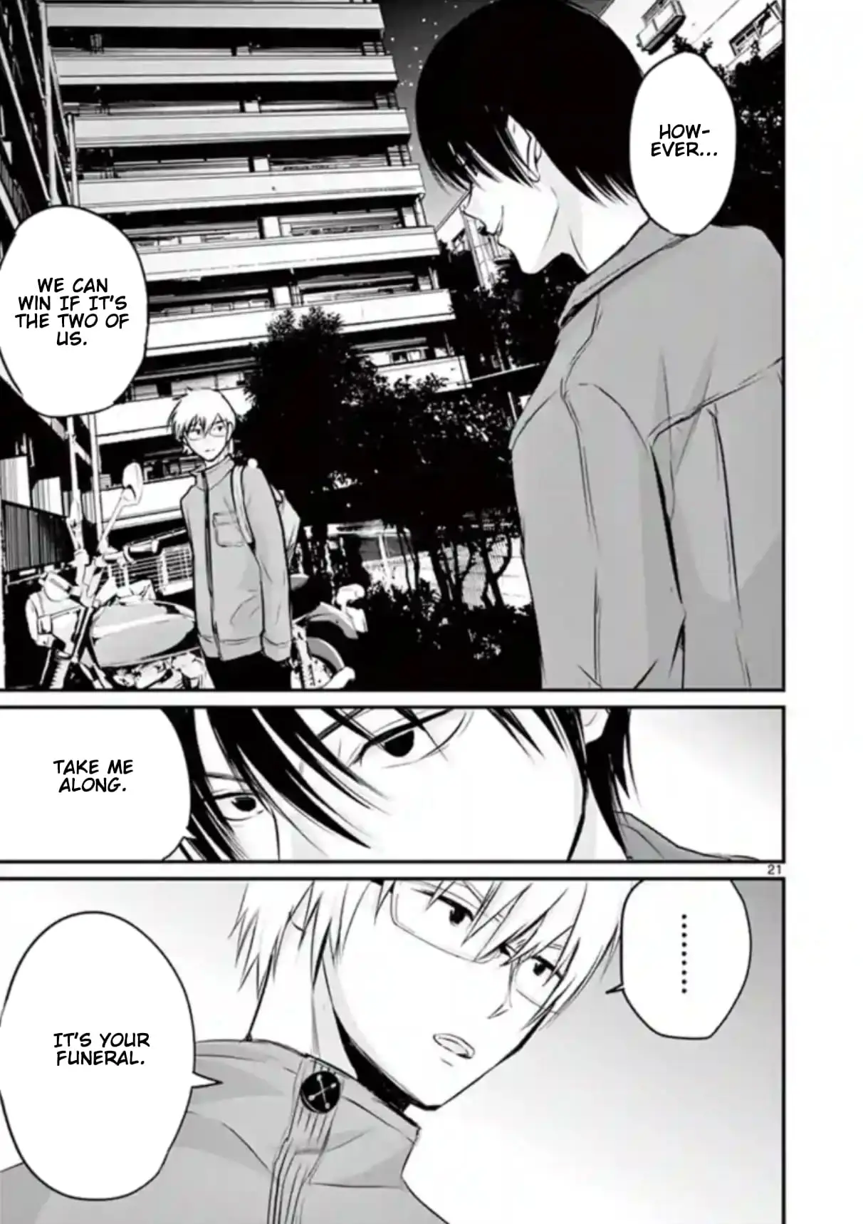 Read Naitou Shishiruirui Messatsu Death Road EN Manga Online