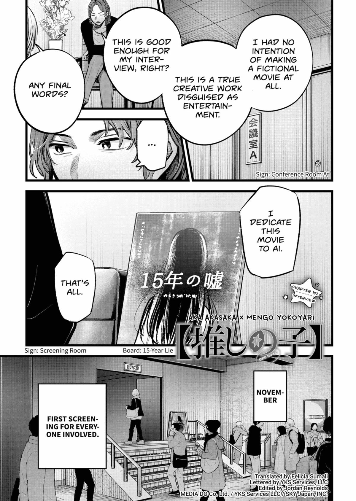 Read Oshi no Ko EN Manga Online