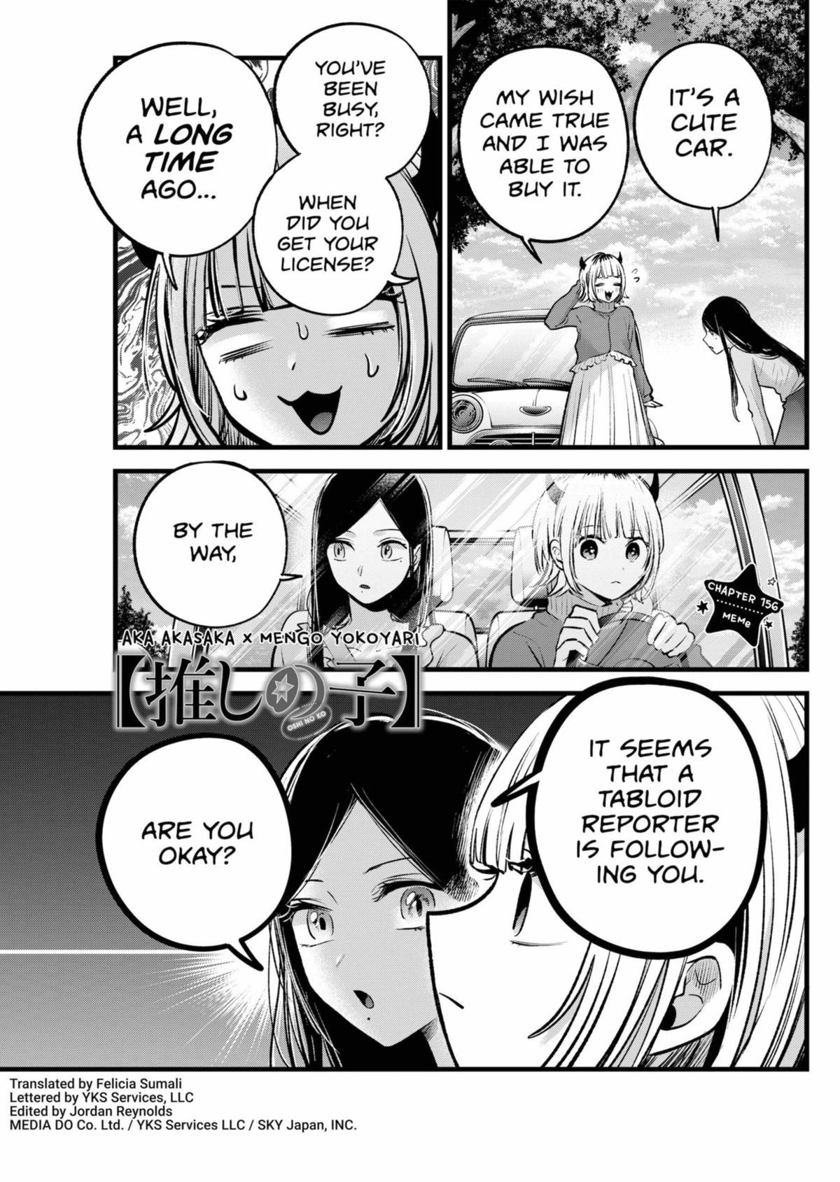 Read Oshi no Ko EN Manga Online