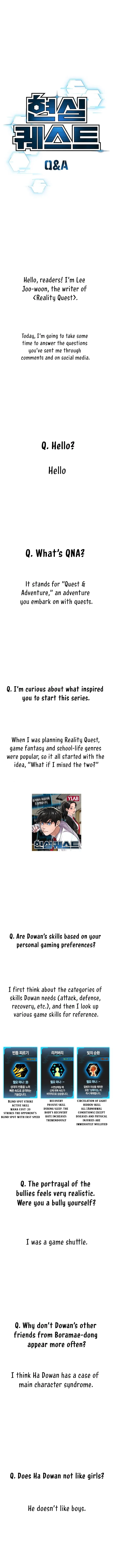 Read Reality Quest EN Manga Online