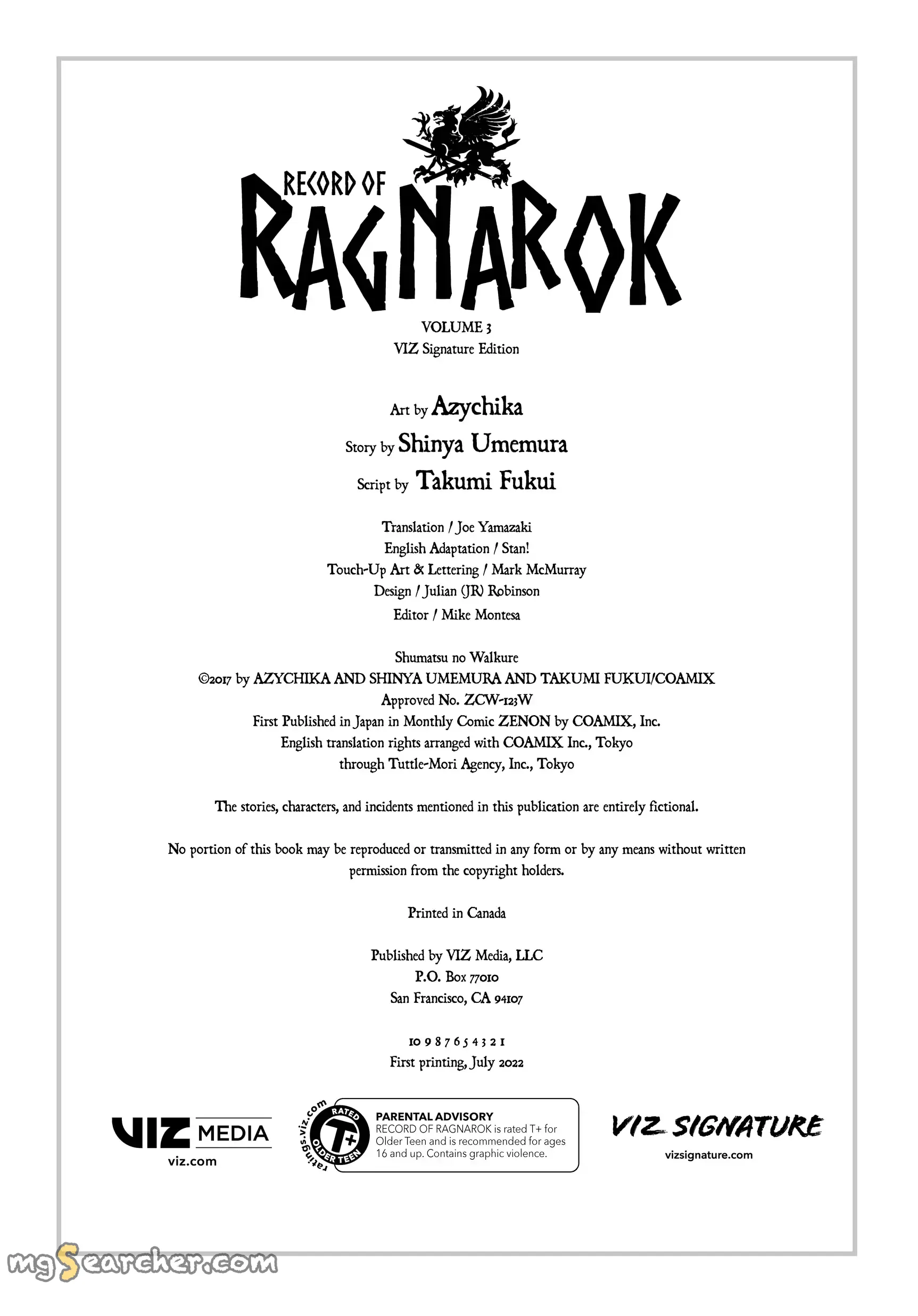 Read Record of Ragnarok EN Manga Online