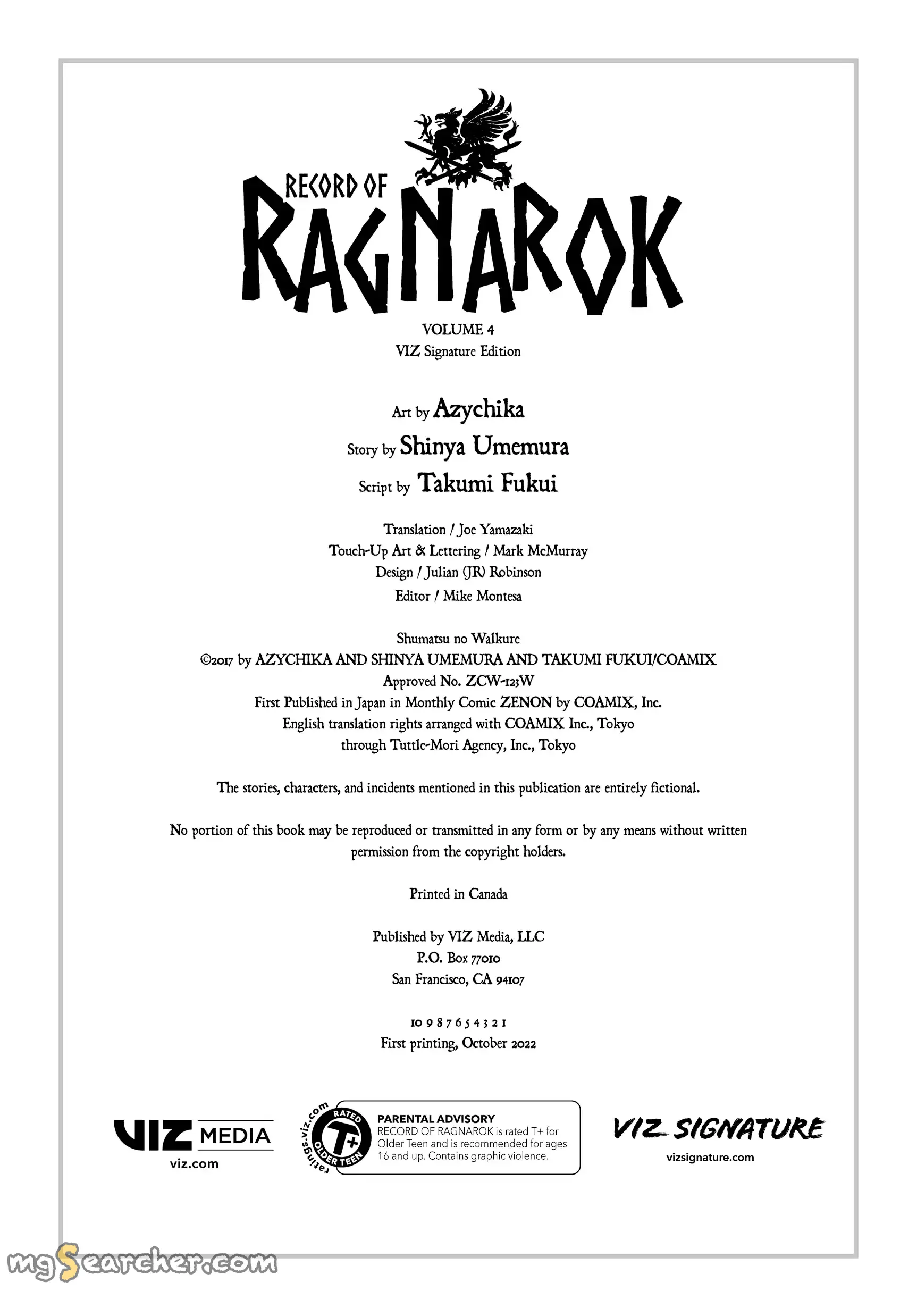 Read Record of Ragnarok EN Manga Online