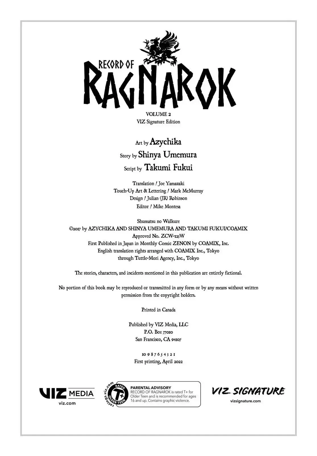 Read Record of Ragnarok EN Manga Online