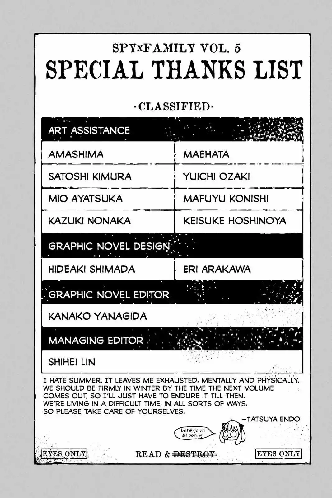Read SPY x FAMILY EN Manga Online