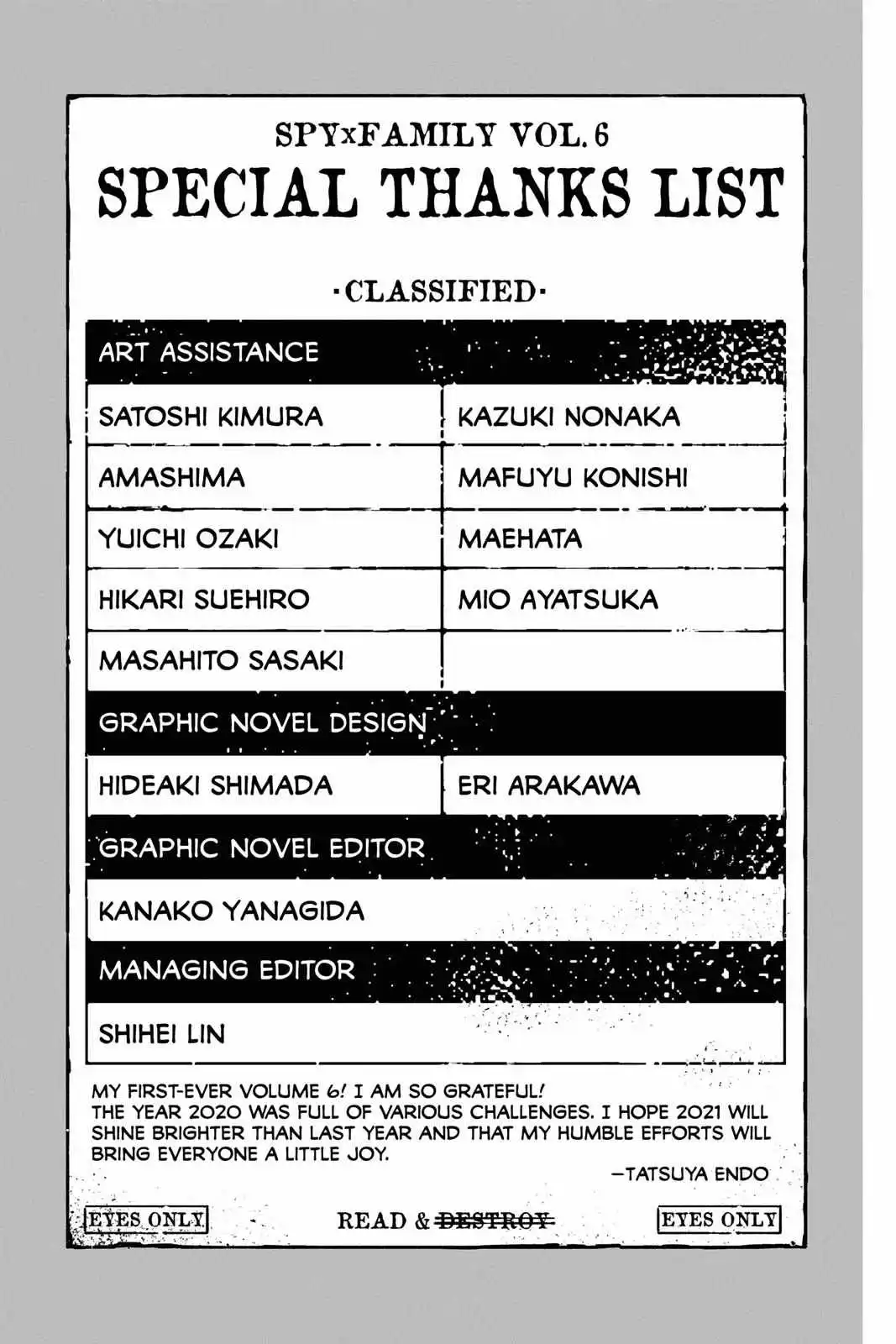 Read SPY x FAMILY EN Manga Online