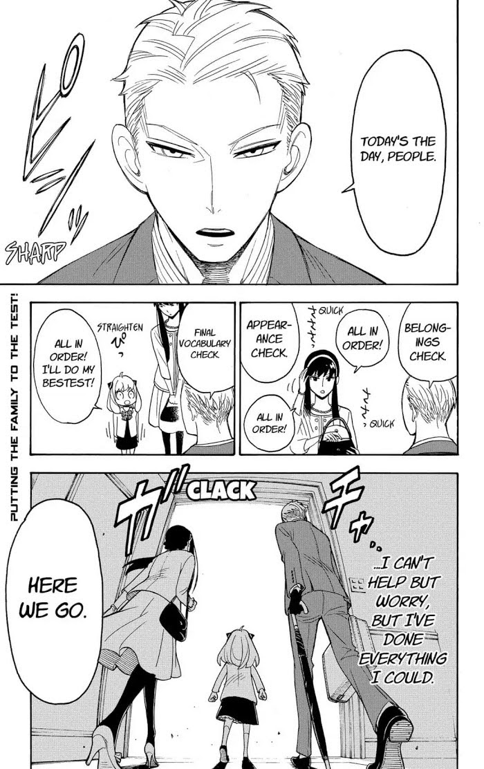 Read SPY x FAMILY EN Manga Online