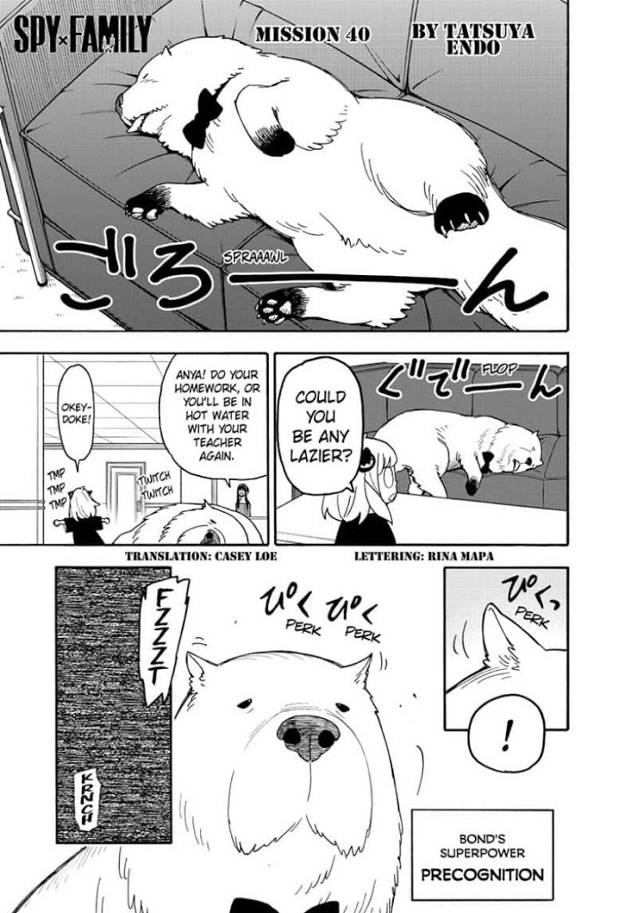 Read SPY x FAMILY EN Manga Online