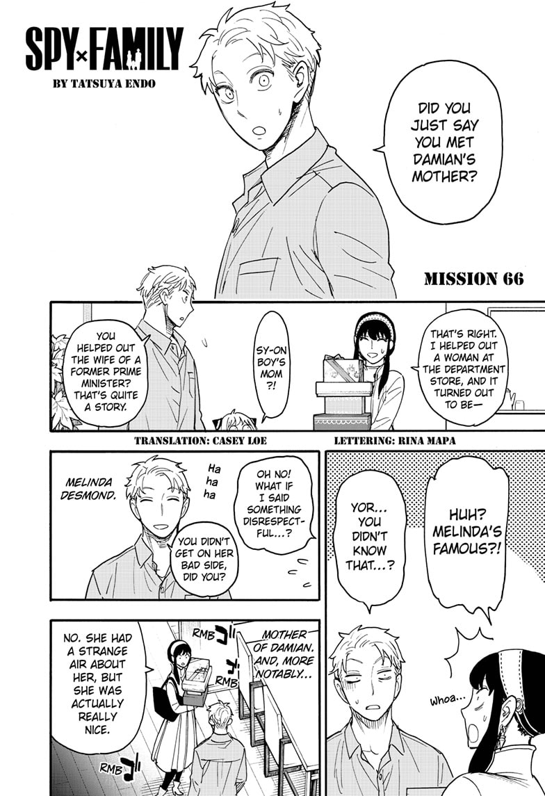 Read SPY x FAMILY EN Manga Online