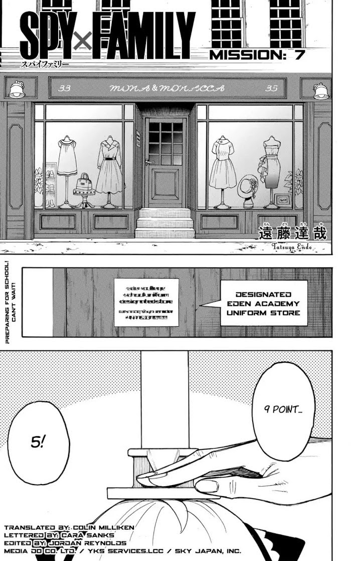Read SPY x FAMILY EN Manga Online
