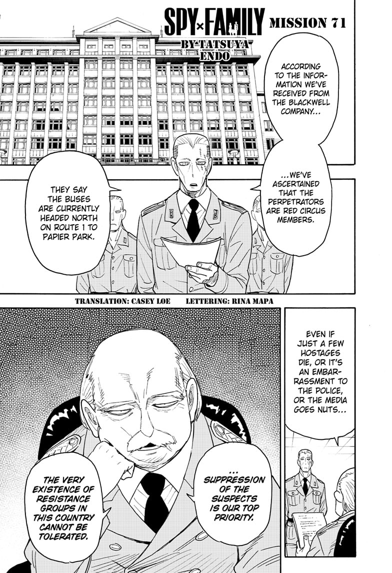 Read SPY x FAMILY EN Manga Online