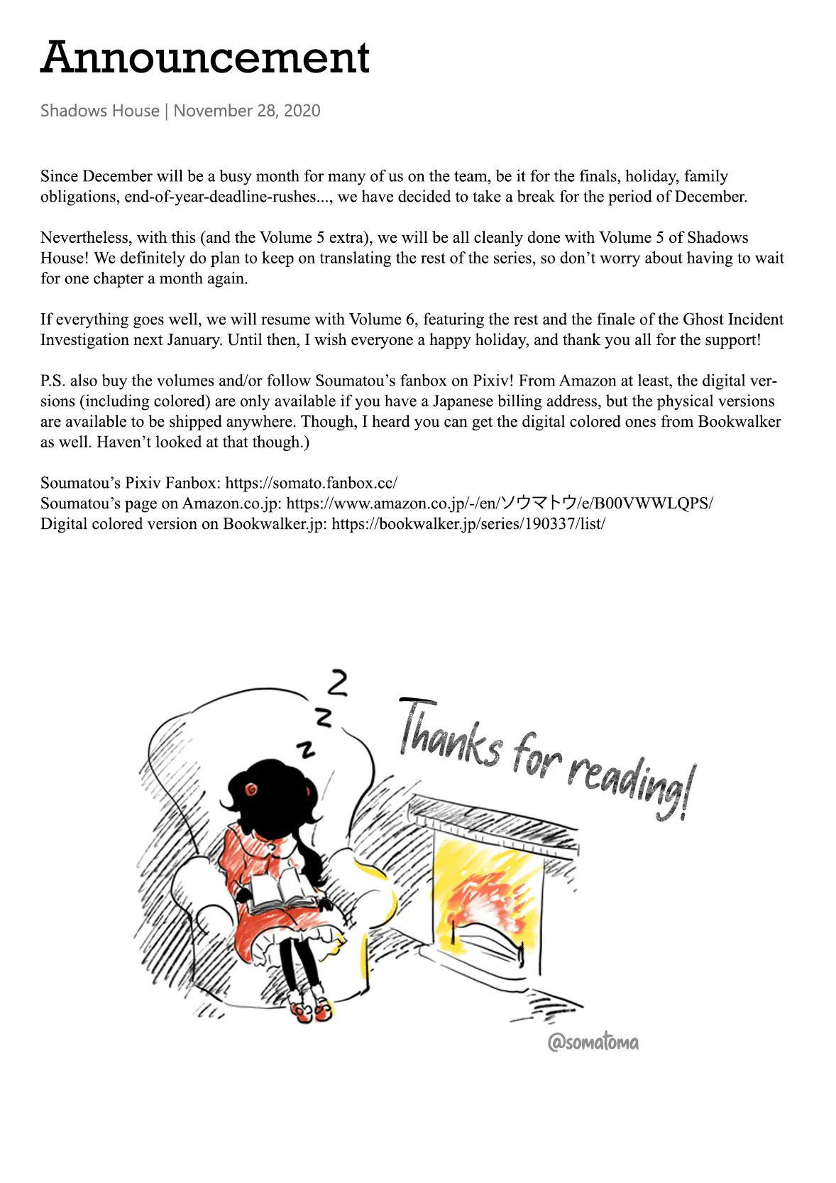 Read Shadows House EN Manga Online