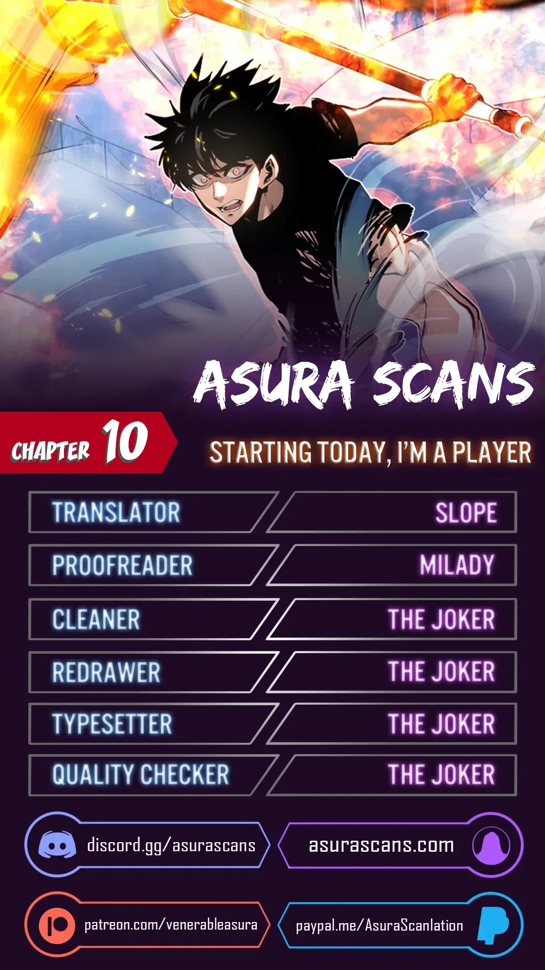 Read Starting Today, I’m a Player EN Manga Online
