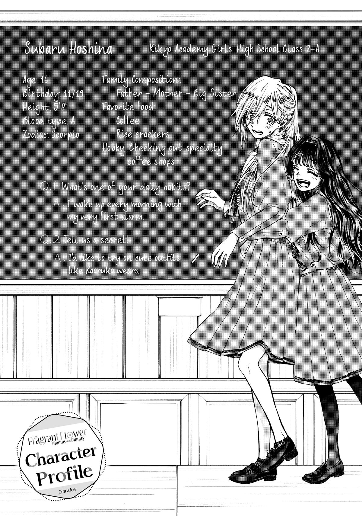 Read The Fragrant Flower Blooms with Dignity EN Manga Online