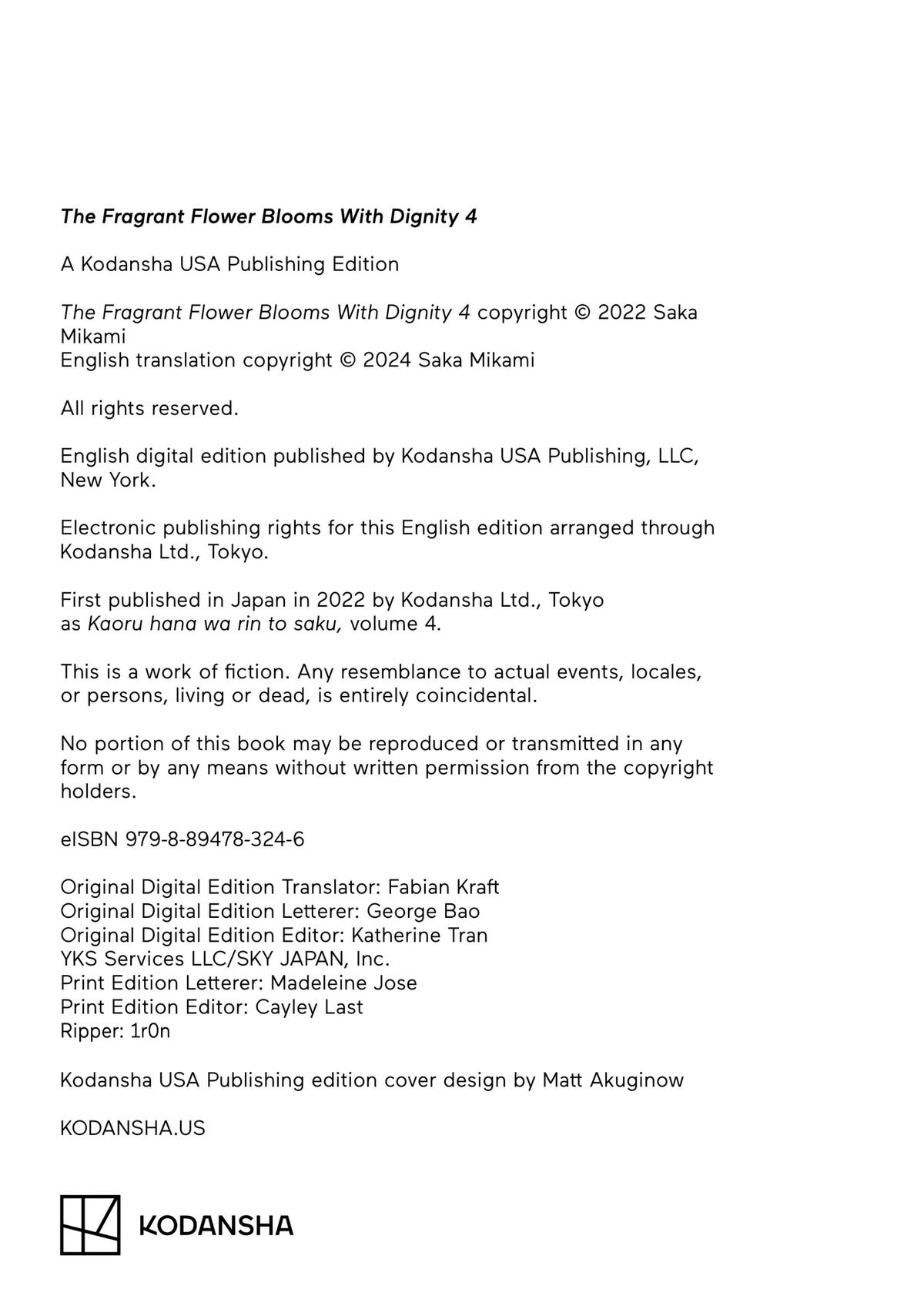 Read The Fragrant Flower Blooms with Dignity EN Manga Online