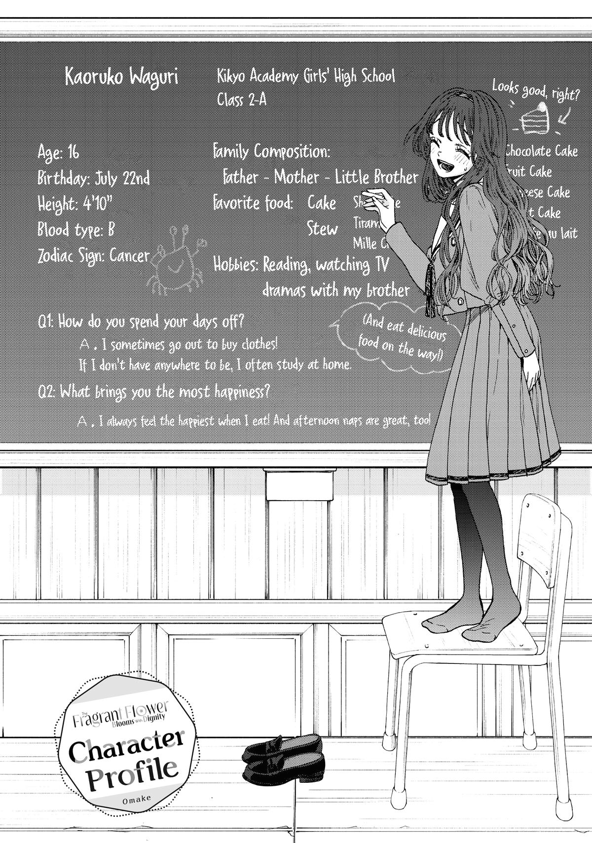 Read The Fragrant Flower Blooms with Dignity EN Manga Online