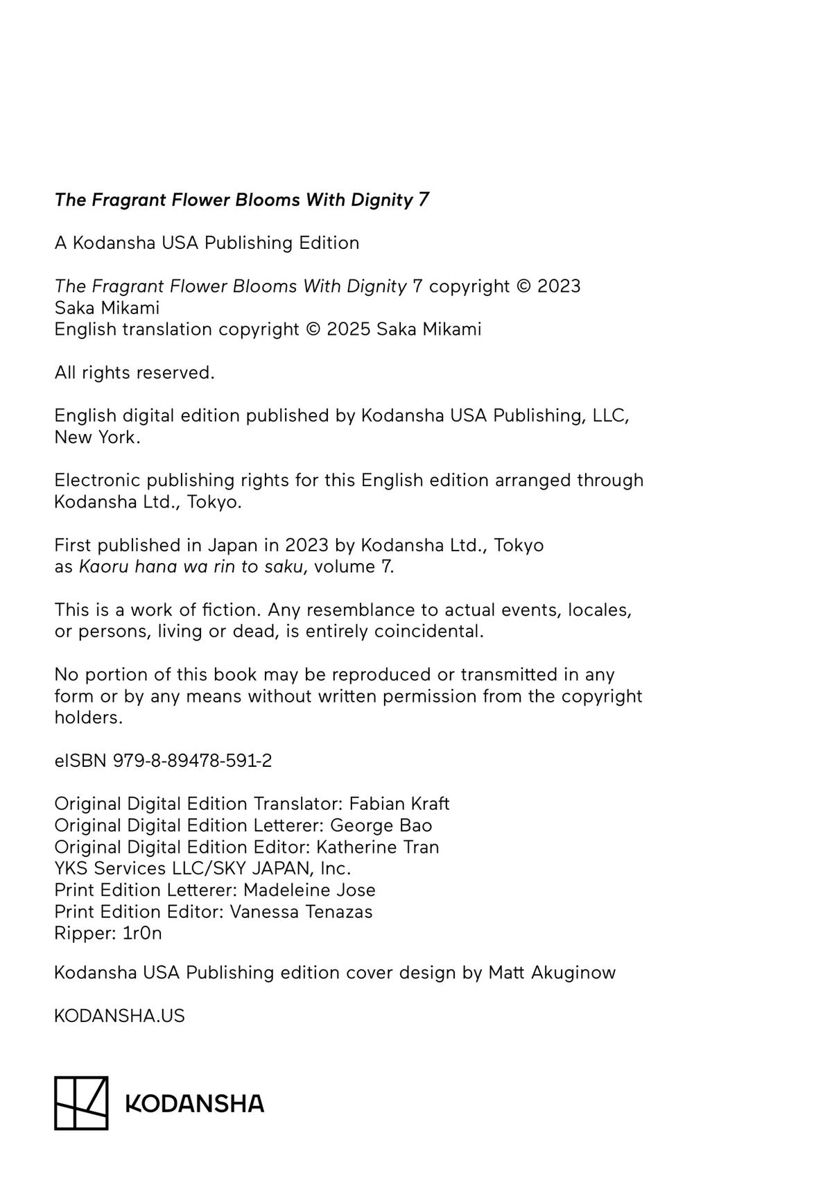 Read The Fragrant Flower Blooms with Dignity EN Manga Online