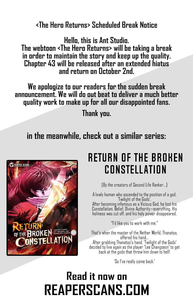 Read The Hero Returns EN Manga Online