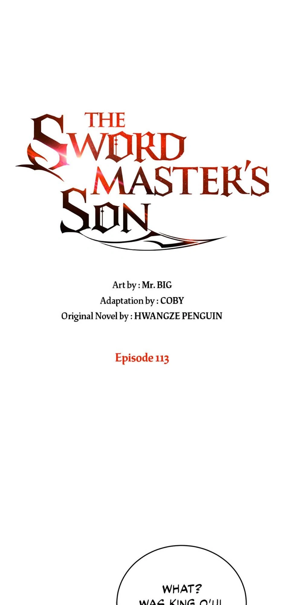 Read The Swordmaster's Son EN Manga Online