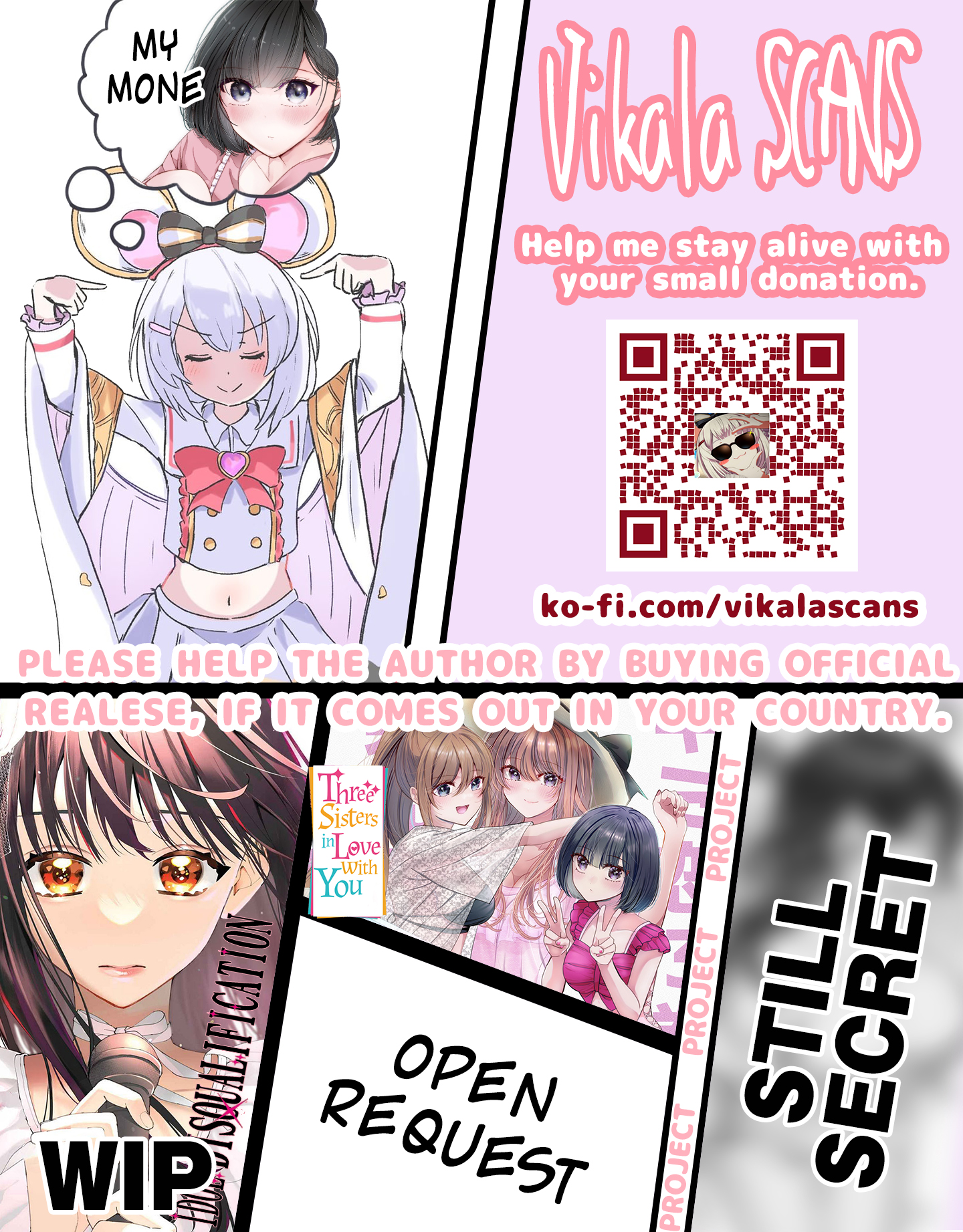 Read Three Sisters in Love with You EN Manga Online